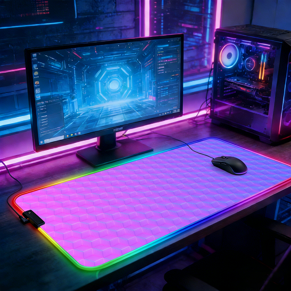Esports Gaming Maus - LED Lighting RGB Mouse Pad E-sports
